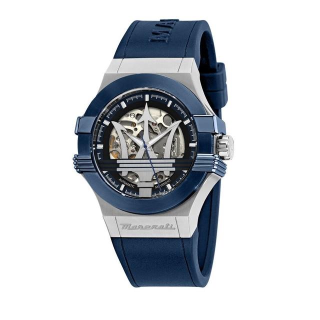 Maserati Potenza Montre Homme Automatique Caoutchouc Bleu (r8821108032)
