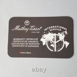 Mathey-Tissot ZEUS Automatique suisse Rare Catena SA800 28 rubis Or