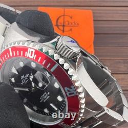 Mondia Madison Diver MI-786-SSRD-BK Montre Homme Automatique 20 ATM Acier