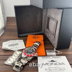 Mondia Madison Diver MI-786-SSRD-BK Montre Homme Automatique 20 ATM Acier