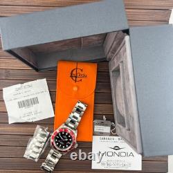 Mondia Madison Diver MI-786-SSRD-BK Montre Homme Automatique 20 ATM Acier