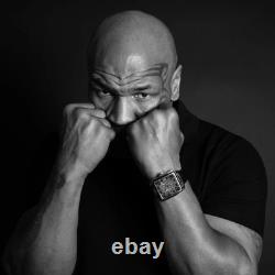 Montignac MOW904 Bracelet en cuir noir Analogique Argent Automatique 5542mm