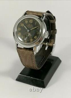 Montre Acier Mido Multifort Vintage Watch 40's Serviced Royal Marines