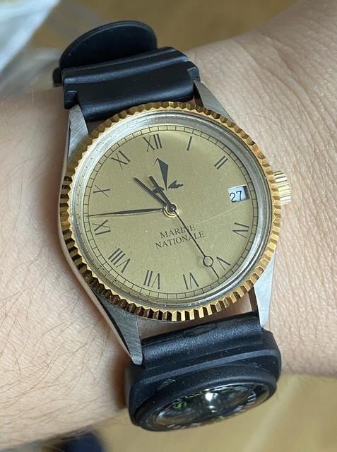 Montre Automatic Acier Marine Nationale @ Fonctionne @ Fe 5611 @ Militaire Watch