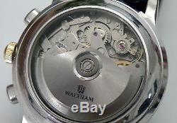 Montre Automatique Chronomètre En Or Blanc 18 Carat Waltham Fabrication Suisse