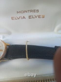 Montre Automatique Elvia Homme Vintage 1970 Etui d' origine Montres Elvia /Elvès