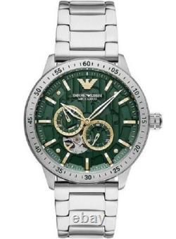 Montre Automatique Homme Armani Verte Ar60053 Certificat Garantie Prix