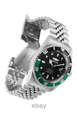 Montre Automatique Homme INVICTA PRO DIVER 29177 Acier Noir Vert Sub 200mt