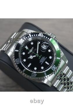 Montre Automatique Homme INVICTA PRO DIVER 29177 Acier Noir Vert Sub 200mt