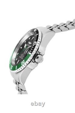 Montre Automatique Homme INVICTA PRO DIVER 29177 Acier Noir Vert Sub 200mt