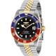 Montre Automatique Homme Invicta Pro Diver 29180 Acier D'or Noir Sub 200mt
