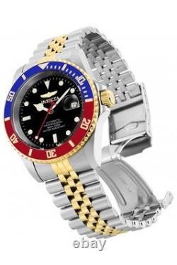 Montre Automatique Homme INVICTA PRO DIVER 29180 Acier d'Or Noir Sub 200mt