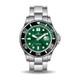 Montre Automatique Homme Lorenz 26168cc Acier Inoxydable Vert Sub 100mt