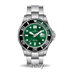 Montre Automatique Homme LORENZ 26168CC Acier Inoxydable Vert Sub 100mt Montre Automatique Homme LORENZ 26168CC Acier Inoxydable Vert Sub 100mt