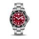 Montre Automatique Homme Lorenz 26168ee Acier Inoxydable Rouge Sub 100mt