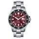 Montre Automatique Homme Lorenz 28185ee Acier Inoxydable Bordeaux Sub 100mt