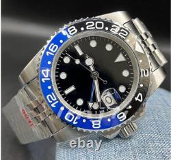 Montre Automatique Homme Lunette Noir et Bleu (Batman)