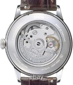 Montre Automatique Homme Orient RA-BB0003Y30B Cuir Bambino 38mm Cadran Ivoire