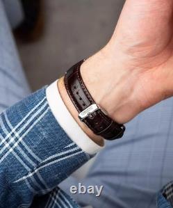 Montre Automatique Homme Orient RA-BB0003Y30B Cuir Bambino 38mm Cadran Ivoire