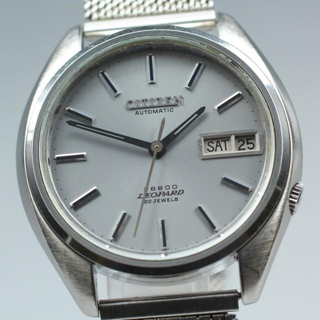 Montre Automatique Homme Vintage 1971? N Citzen Leopard 4-770633 Y 22 J 37mm