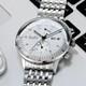 Montre Automatique Luobin Homme Silver White Color Acier Inoxydable 316l