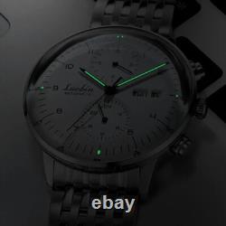 Montre Automatique LUOBIN Homme SILVER WHITE COLOR Acier Inoxydable 316L