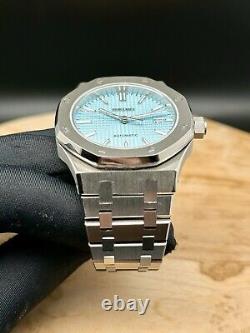 Montre Automatique Mécanique Bonne Qualité Seiko Mod Bleue Cadran Homme