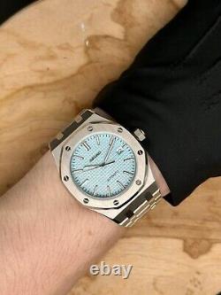 Montre Automatique Mécanique Bonne Qualité Seiko Mod Bleue Cadran Homme