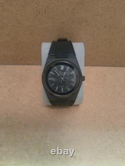 Montre Automatique NH35 Style Tissot PRX Cadran Carbone Noir Verre Saphir