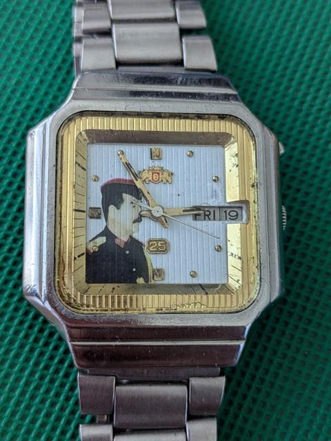 Montre Automatique Orient Saddam Hussein Irak Rare Atypique Format Tv Collector