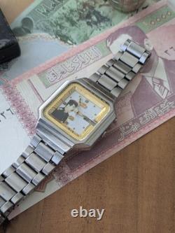 Montre Automatique Orient Saddam Hussein Irak Rare Atypique Format TV Collector Montre Automatique Orient Saddam Hussein Irak Rare Atypique Format TV Collector