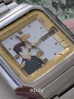 Montre Automatique Orient Saddam Hussein Irak Rare Atypique Format TV Collector Montre Automatique Orient Saddam Hussein Irak Rare Atypique Format TV Collector