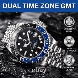 Montre Automatique PAGANI DESIGN 40mm Saphir GMT Homme Luxe
