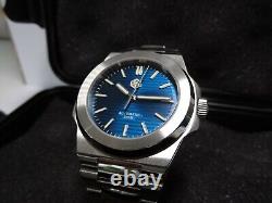 Montre Automatique SAN MARTIN SN076-G 42mm Cadran Bleu Saphir NEUF