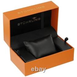 Montre Automatique Squelette Noir Cuir Stuhrling 3933 2 Winchester Pour Homme