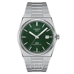 Montre Automatique Tissot Prx Powermatic 80 Ss 40 MM Cadran Vert T137.407.11