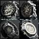 Montre Automatique Top Marque Forsining Squellette Homme Bracelet Acier Promo