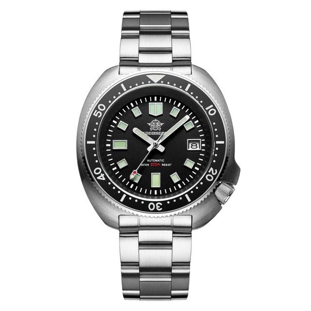Montre Automatique Pour Hommes étanche 20bars Montre De Plongée Analogique Av