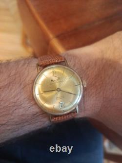Montre Avelta Automatique Plaque Or Fonctionne Vintage