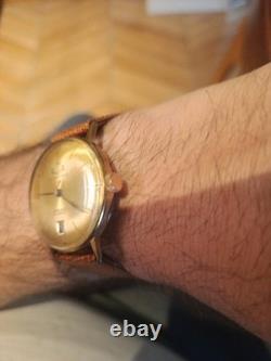 Montre Avelta Automatique Plaque Or Fonctionne Vintage