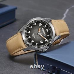 Montre BERNY Automatique Homme ST2130 Saphir 10ATM Lumineuse Luxe