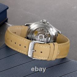 Montre BERNY Automatique Homme ST2130 Saphir 10ATM Lumineuse Luxe