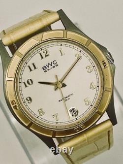 Montre BWC Swiss automatique avec date classique Vintage Montre BWC Swiss automatique avec date classique Vintage