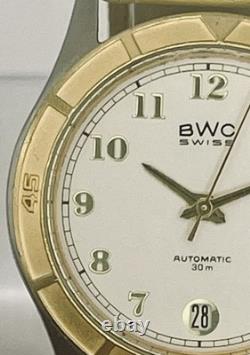 Montre BWC Swiss automatique avec date classique Vintage Montre BWC Swiss automatique avec date classique Vintage