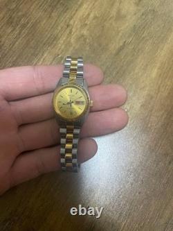 Montre-Bracelet Automatique Seiko Five 17J Montre Or Homme Vintage Classic