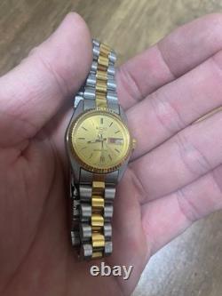 Montre-Bracelet Automatique Seiko Five 17J Montre Or Homme Vintage Classic