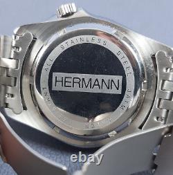 Montre Bracelet Hermann Automatique Miyota 8215 Pour Homme En Acier Inoxydable Montre Bracelet Hermann Automatique Miyota 8215 Pour Homme En Acier Inoxydable