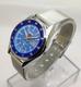Montre-bracelet Homme Seiko Automatique Vintage Reconditionn&eacute;e Cadran Bleu