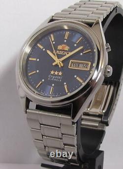 Montre-Bracelet Vintage ORIENT Crystal 3 STARS Homme Automatique Japon Montre-Bracelet Vintage ORIENT Crystal 3 STARS Homme Automatique Japon