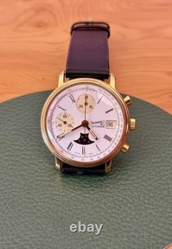 Montre Chronographe Automatique EBERHARD Swiss Watch Automatic Vintage